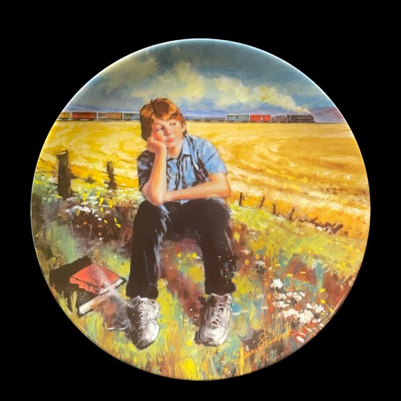 Dominion China Accents Vintage Stewart Sherwood Collector Plate Wishful Thinking 988 Poshmark